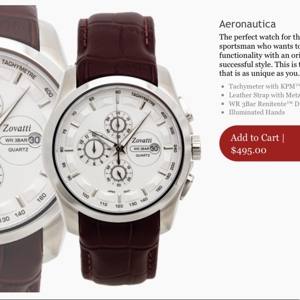 Zovatti Aeronautical Mens Watch.
